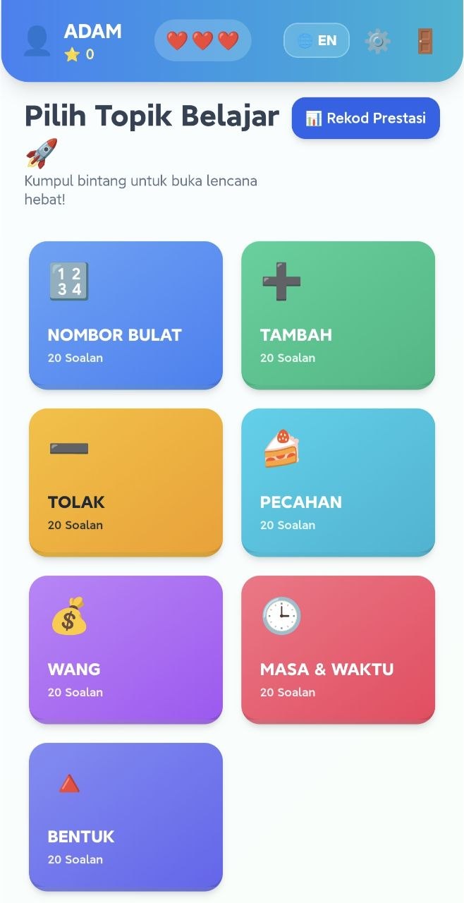 Pilih Topik Belajar