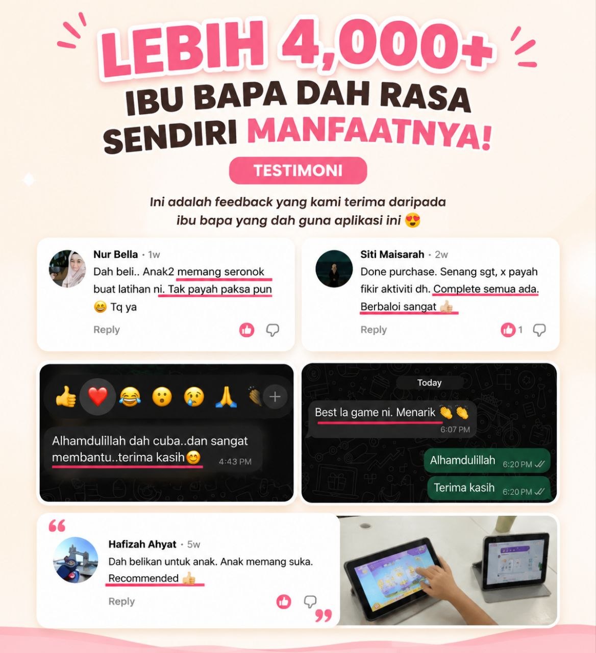 Testimoni Pelanggan